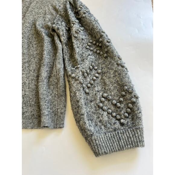 Splendid Womens XL Gray Textured Knit Sweater Cottagecore Lagenlook Boho - Picture 16 of 16